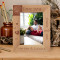 I Love You Forever And Ever Personalized Wooden Frame 5" x 7" Brown (Vertical)