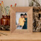 I Love You Personalized Wooden Frame 3 1/2" x 5" Brown (Vertical)
