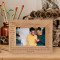 I Love You Personalized Wooden Frame-6" x 4" Brown Horizontal