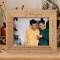 I Love You Personalized Wooden Frame-10" x 8" Brown Horizontal