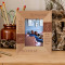 Sitting Next To You Doing Absolutely Nothing Personalized Wooden Frame 3 1/2" x 5" Brown (Vertical)