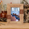 Sitting Next To You Doing Absolutely Nothing Personalized Wooden Frame 4" x 6" Brown (Vertical)