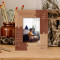 You Found Parts Of Me Personalized Wooden Frame 3 1/2" x 5" Brown (Vertical)