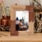 You Found Parts Of Me Personalized Wooden Frame 4" x 6" Brown (Vertical)