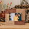 Why She Loves Him Personalized Wooden Frame-5" x 3 1/2" Brown Horizontal