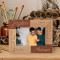 Why She Loves Him Personalized Wooden Frame-6" x 4" Brown Horizontal
