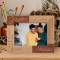 Why She Loves Him Personalized Wooden Frame-7" x 5" Brown Horizontal