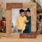 Why She Loves Him Personalized Wooden Frame 8" x 10" Brown (Vertical)