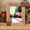 Why Him Personalized Wooden Frame 5" x 7" Brown (Vertical)