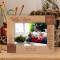 Why Him Personalized Wooden Frame-7" x 5" Brown Horizontal