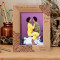My Day Is Not Complete If I Don't Tell You I Love You Personalized Wooden Frame 5" x 7" Brown (Vertical)
