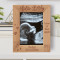 Hello Baby Love At First Sight Personalized Wooden Frame 5" x 7" Brown (Vertical)