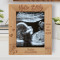 Hello Baby Love At First Sight Personalized Wooden Frame 8" x 10" Brown (Vertical)