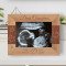 Dear Grandma I Can't Wait To Meet You Personalized Wooden Frame-7" x 5" Brown Horizontal