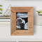 Baby's Scan... A New Life Begins Personalized Wooden Frame 3 1/2" x 5" Brown (Vertical)