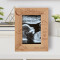 Baby's Scan... A New Life Begins Personalized Wooden Frame 4" x 6" Brown (Vertical)
