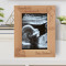Promoted To Grandparents Personalized Wooden Frame 5" x 7" Brown (Vertical)