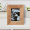 Little Miracle Personalized Wooden Frame 3 1/2" x 5" Brown (Vertical)
