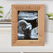 Little Miracle Personalized Wooden Frame 5" x 7" Brown (Vertical)