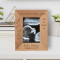 I Promise Love You Guide You Support You Personalized Wooden Frame 3 1/2" x 5" Brown (Vertical)