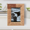 It's A Boy Personalized Wooden Frame 4" x 6" Brown (Vertical)