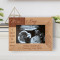 It's A Boy Personalized Wooden Frame-6" x 4" Brown Horizontal