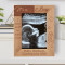 It's A Boy Personalized Wooden Frame 5" x 7" Brown (Vertical)