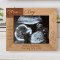 It's A Boy Personalized Wooden Frame-10" x 8" Brown Horizontal