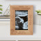 Hello Little Princess Personalized Wooden Frame 4" x 6" Brown (Vertical)