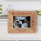 Dear Grandparents, I Can't Wait To Meet You Personalized Wooden Frame-5" x 3 1/2" Brown Horizontal
