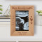 Dear Grandparents, I Can't Wait To Meet You Personalized Wooden Frame 4" x 6" Brown (Vertical)