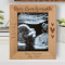 Dear Grandparents, I Can't Wait To Meet You Personalized Wooden Frame 8" x 10" Brown (Vertical)