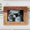 Hi Grandma And Grandpa See You In March Personalized Wooden Frame-7" x 5" Brown Horizontal