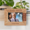 Hello Fifty Personalized Wooden Frame-6" x 4" Brown Horizontal