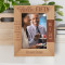 Hello Fifty Personalized Wooden Frame 5" x 7" Brown (Vertical)