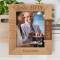 Hello Fifty Personalized Wooden Frame 8" x 10" Brown (Vertical)