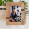Live Your Best Life Today & Everyday Personalized Wooden Frame 5" x 7" Brown (Vertical)
