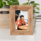 50th Birthday Made In The 70's Personalized Wooden Frame 4" x 6" Brown (Vertical)