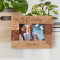 Wishing You Lots Of Love And Abundant Health On Your Birthday Personalized Wooden Frame-5" x 3 1/2" Brown Horizontal