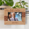 Wishing You Lots Of Love And Abundant Health On Your Birthday Personalized Wooden Frame-6" x 4" Brown Horizontal