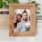 Enjoy Every Moment On This Day Personalized Wooden Frame 5" x 7" Brown (Vertical)