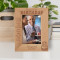 Today Is Your Day Personalized Wooden Frame 4" x 6" Brown (Vertical)