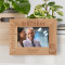 Today Is Your Day Personalized Wooden Frame-6" x 4" Brown Horizontal