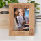 Today Is Your Day Personalized Wooden Frame 5" x 7" Brown (Vertical)
