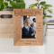 Enjoy Your Special Day Personalized Wooden Frame 3 1/2" x 5" Brown (Vertical)