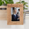 Enjoy Your Special Day Personalized Wooden Frame 4" x 6" Brown (Vertical)