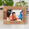 May You Have All The Love Your Heart Can Hold Personalized Wooden Frame-7" x 5" Brown Horizontal