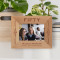 Fifty Happy 50th Birthday Personalized Wooden Frame-5" x 3 1/2" Brown Horizontal