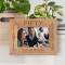 Fifty Happy 50th Birthday Personalized Wooden Frame-6" x 4" Brown Horizontal