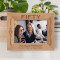 Fifty Happy 50th Birthday Personalized Wooden Frame-7" x 5" Brown Horizontal